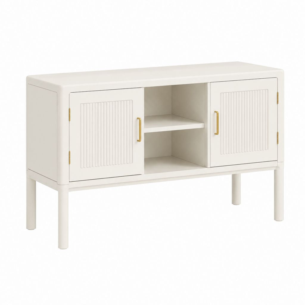 Sideboard Weiß MDF Rechteckig 90 x 40 x 75 cm